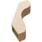 Ekena Millwork 5-inch W x 18-inch D x 24-inch H Stanfield Rough Cedar Woodgrain TimberThane Knee Brace, Primed BRCUR05X18X24STARCPR - alternate 4